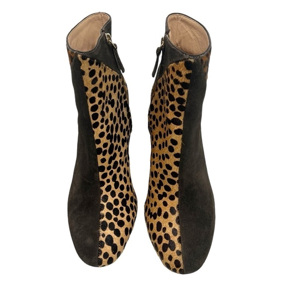 Ulla Johnson Carin Patchwork Ponyhair Suede Leather Ankle Booties Women’s 39 - Picture 5 of 16